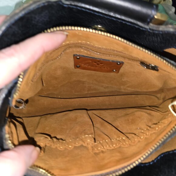 Patricia Nash Empoli Satchel in Blue Sky Rose & Nash Wallet - Picture 8 of 10